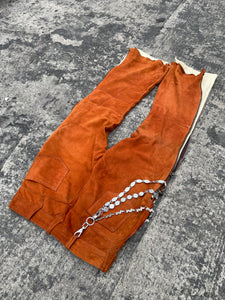 Creamsicle Leather Pants