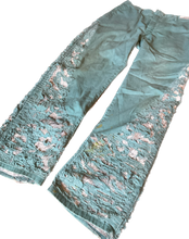 Load image into Gallery viewer, Half Boro Teal Denim