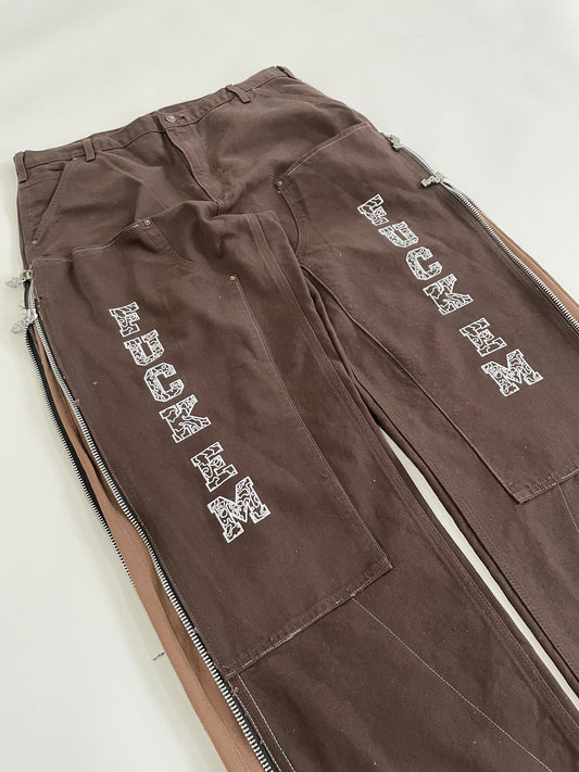 Brown Carpenter Pants