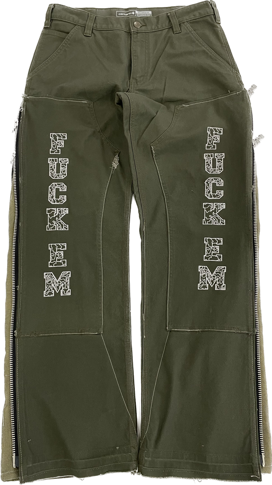 Green Carpenter Pants