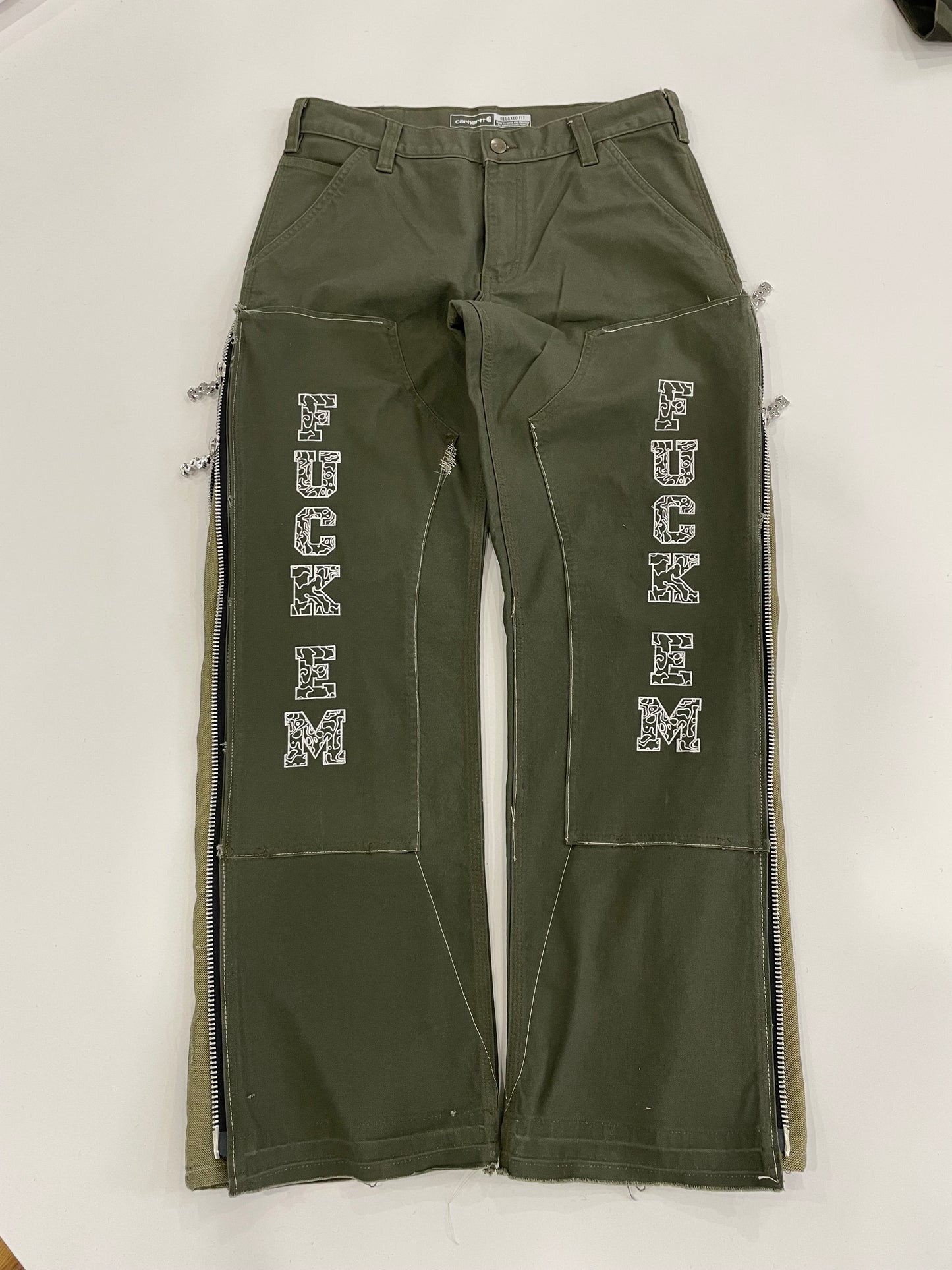 Green Carpenter Pants