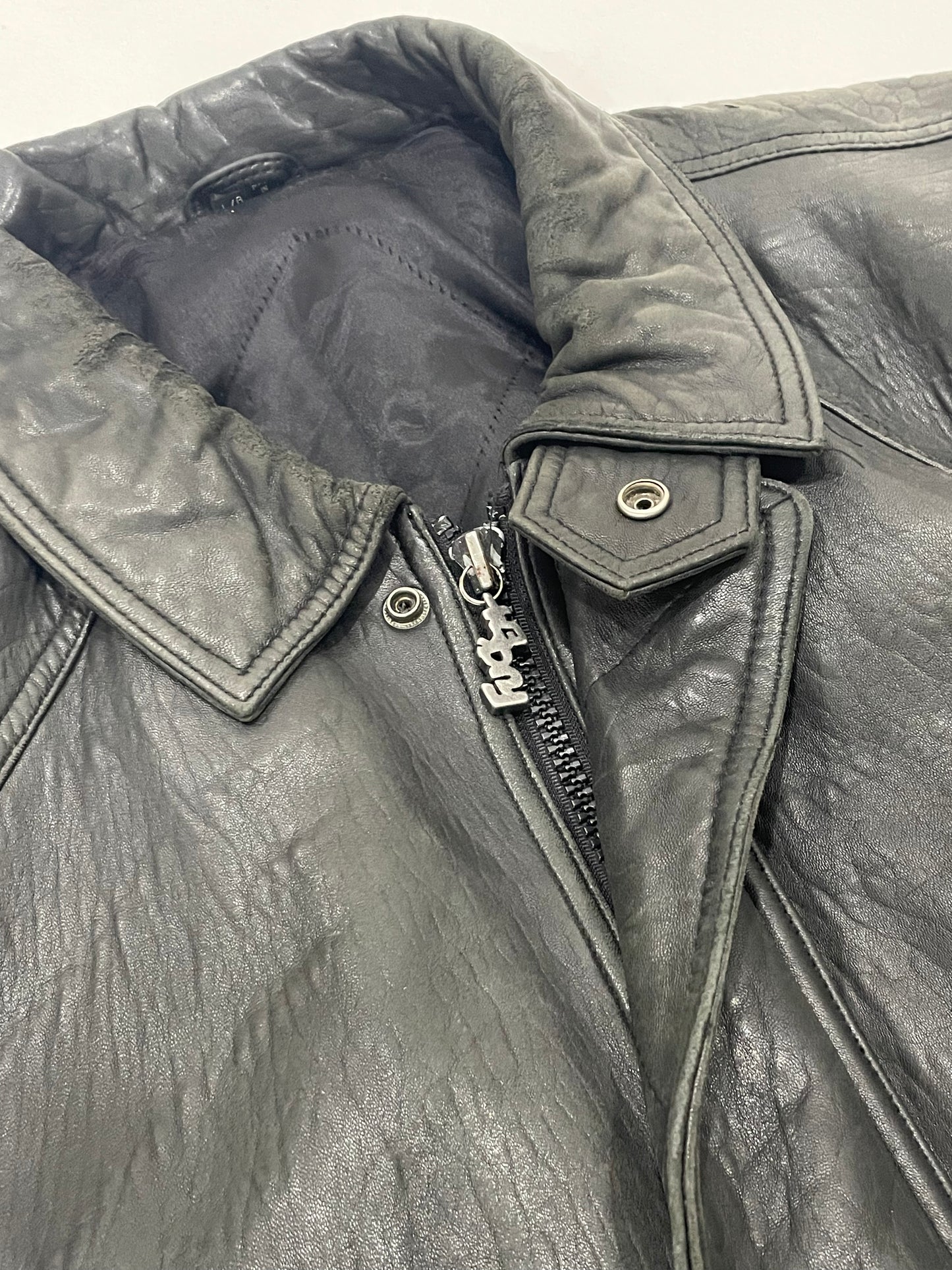 Vanta Black Leather Jacket